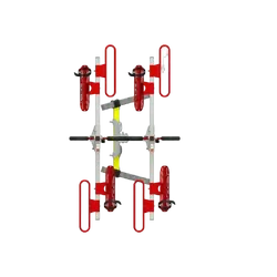 Gripsport Van-Rack 4-Bike Tilting + Quick Release Short Bolt-On Mount Kit
