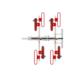 Gripsport GS4+ 4-Bike Tow Bar Rack With Light Assembly Standard Hitch 7Pin Flat