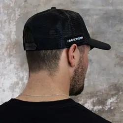 Trucker Hat Twill Snapback (Blue/White)