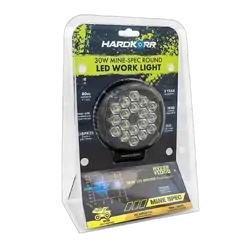 XDW Series Mine-Spec 30W Round LED Work Light