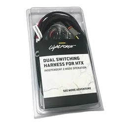 Lightforce HTX2 12V Hybrid Driving Lights 2 Pack with Harness + 4 x ROK20UF