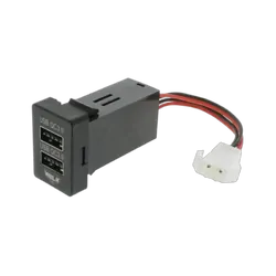 Hulk 4x4 Dual Qc3 Usb Socket For Late Toyota For Blue