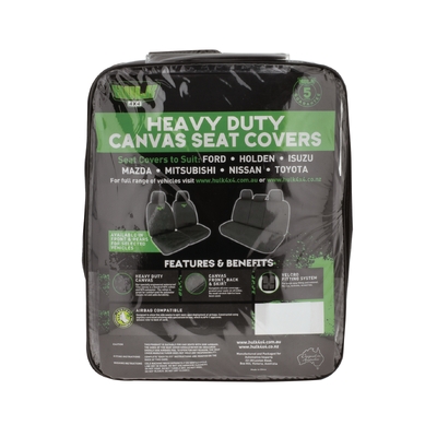Hulk 4x4 Hd Canvas Seat Covers To Suit Isuzu D-Max / Holden Colorado Fronts