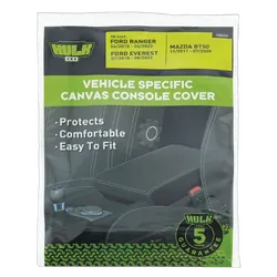 Hulk 4x4 Canvas Console Cover To Suit Ford Px1 2 & 3 Ranger / Mazda Bt-50