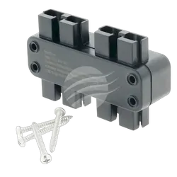 Hulk 4x4 4 Way 12/24V Dc Power Adaptor 4X 50A Plugs Usb'S & Voltmeter