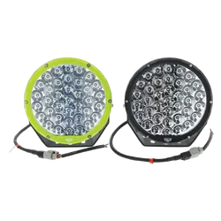 Hulk 4x4 Pkt 2 9" Rnd Led Driving Lamp Kit 9-36V 160W 37 Leds Green