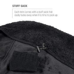 HELINOX Fleece Seat Warmer for Sunset/Beach Black