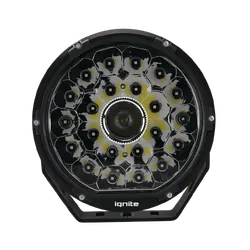 Ignite 9" Round Slimline Laser Led Driving Light 9 - 36 Volt 152 Watt