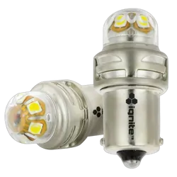 Ignite Ba15S White 12/24V 900 Lumens (Pkt2)
