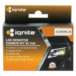 Ignite H4 Resistor Canbus Kit 24V (Pkt2)
