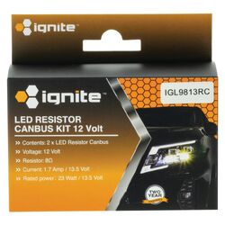 Ignite H13 Resistor Canbus Kit 12V (Pkt2)