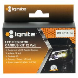 Ignite Hb1 Resistor Canbus Kit 12V (Pkt2)