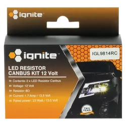 Ignite Hb1 Resistor Canbus Kit 12V (Pkt2)