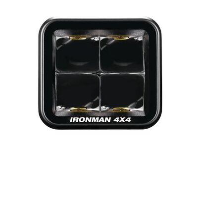 Ironman 4X4 20W Bright Cube Spot Beam LED Cube Light - 70 x 64mm (each) - Clear