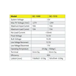 Solar charge controller Voltech 12V (10A)