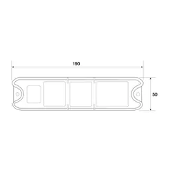 Ignite Led Stop/Tail/Indicator/Rev Lamp - Pair 10-30V 300Mm Lead