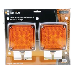 Ignite Led Indicator Lamp 12V Single Bolt Mount 300Mm Lead (Pkt 2)