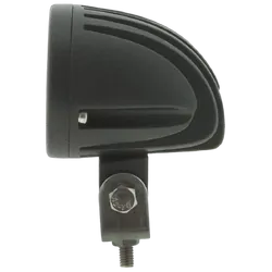 Ignite 2" Round Led Work lamp 9-36V, 10W, 1 Led, 1,000 Lumens, Black Housing Spot Beam