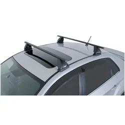 Rhino Rack Euro 2500 Black 2 Bar Fmp Roof Rack For BMW 3 Series E92 2Dr Coupe 10/06 To 05/14