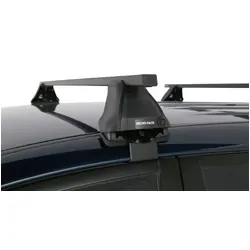 Rhino Rack Euro 2500 Black 2 Bar Roof Rack For Mitsubishi Challenger Pb 4Dr Suv 12/09 To 12/15
