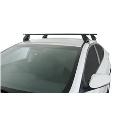Rhino Rack Euro 2500 Black 2 Bar Roof Rack For Hyundai Elantra 4Dr Sedan 06/11 To 01/16