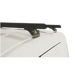 Rhino Rack Heavy Duty Rltp Black 2 Bar Roof Rack For Holden Combo Xc 2Dr Van 09/02 On