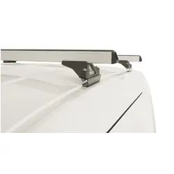 Rhino Rack Heavy Duty Rltp Silver 2 Bar Roof Rack For Holden Combo Xc 2Dr Van 09/02 On
