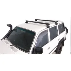 Rhino Rack Heavy Duty Rl110 Black 2 Bar Roof Rack For Mitsubishi L300 2Dr Van Swb 04/80 To 05/13