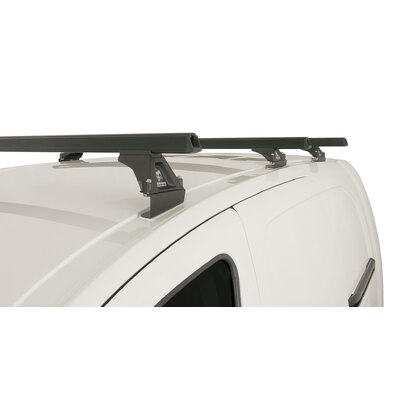 Rhino Rack Heavy Duty Rltf Black 3 Bar Roof Rack For Peugeot Partner Gen2 2Dr Van 08 To 18