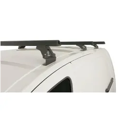 Rhino Rack Heavy Duty Rltf Black 3 Bar Roof Rack For Peugeot Partner Gen2 2Dr Van 08 To 18