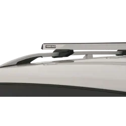 Rhino Rack Heavy Duty Cxb Silver 2 Bar Roof Rack For Nissan Pathfinder R52 4Dr 4Wd With Roof Rails - High 10/13 On