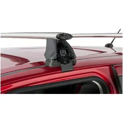 Rhino Rack Vortex 2500 Black 2 Bar Roof Rack For Suzuki Swift Az 5Dr Hatch 02/11 To 05/17
