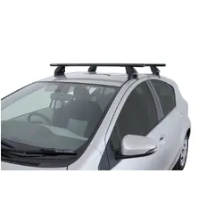Rhino Rack Vortex 2500 Black 2 Bar Roof Rack For Toyota Prius C 5Dr Hatch 03/12 On