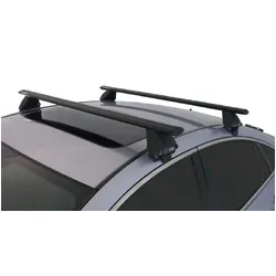 Rhino Rack Vortex 2500 Black 2 Bar Roof Rack For Mazda Mazda 6 4Dr Sedan 08/02 To 01/08