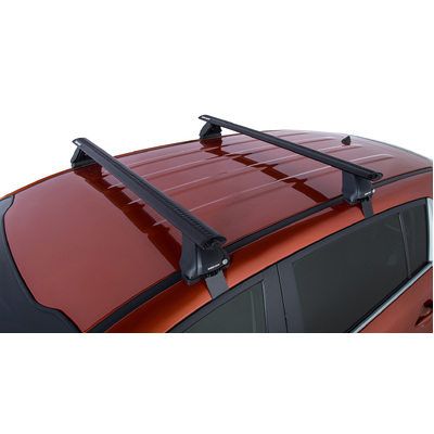 Rhino Rack Vortex 2500 Black 2 Bar Roof Rack For Kia Sportage Sl 5Dr Suv 08/10 To 12/15