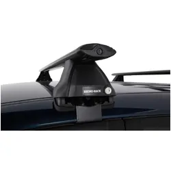 Rhino Rack Vortex 2500 Black 2 Bar Roof Rack For Mitsubishi Challenger Pb 4Dr Suv 12/09 To 12/15