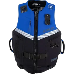 Jetpilot 2023 Venture Neo Buoyancy Vest Black/Blue - Size Large