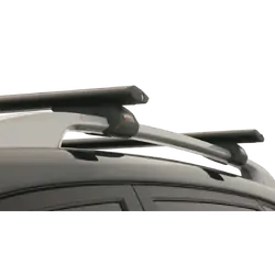 Rhino Rack Vortex Sx Black 2 Bar Roof Rack For Kia Sorento Xm 4Dr Suv With Roof Rails 10/09 To 05/15