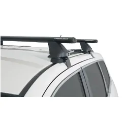 Rhino Rack Vortex 2500 Black 2 Bar Roof Rack For Jeep Grand Cherokee Wk2 4Dr 4Wd With Metal Roof Rails 02/11 On