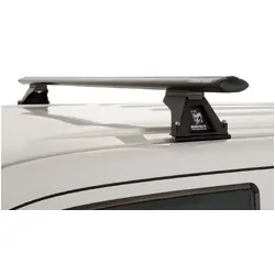 Rhino Rack Vortex Rltf Black 3 Bar Roof Rack For Volkswagen Transporter T5 2Dr Van Lwb (Low Roof) 08/04 To 11/15