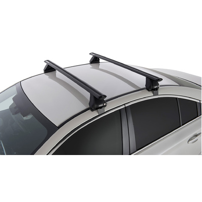Rhino Rack Vortex 2500 Black 2 Bar Roof Rack For Subaru Liberty 4Dr Sedan 01/15 On