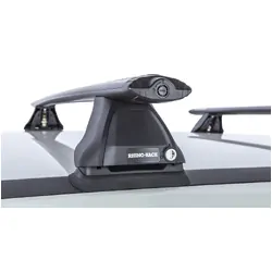 Rhino Rack Vortex 2500 Black 2 Bar Fmp Roof Rack For Nissan X-Trail Gen3, T32 5Dr Suv 03/14 On