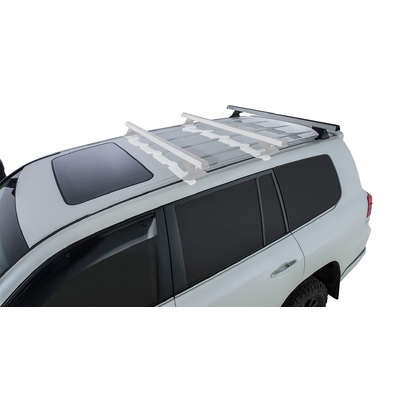 Rhino Rack Heavy Duty Rch Silver 1 Bar Roof Rack (Rear) For Toyota Landcruiser 200 Series 5Dr 4Wd 07 To 21