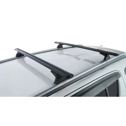 Rhino Rack Vortex Rcl Black 2 Bar Roof Rack For Isuzu Mu-X Gen1, Ls-T 5Dr Suv With Roof Rails 13 To 21