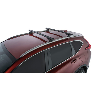 Rhino Rack Vortex Rcl Black 2 Bar Roof Rack For Honda Cr-V 5Dr Suv With Flush Rails 07/17 On