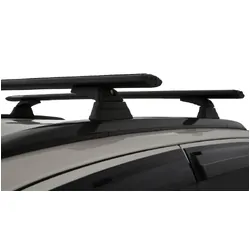 Rhino Rack Vortex Rcl Black 2 Bar Roof Rack For Isuzu D-Max Gen3, (X-Terrain) 4Dr Ute Crew Cab (With Flush Rails) 20 On