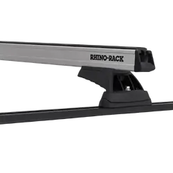 Rhino Rack Heavy Duty Rcl Trackmount Black 2 Bar Roof Rack For Holden Combo Sb 2Dr Van 03/96 To 08/02
