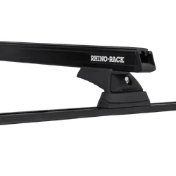 Rhino Rack Heavy Duty Rcl Trackmount Black 2 Bar Roof Rack For Volvo 740-760 5Dr Wagon 02/83 To 12/91