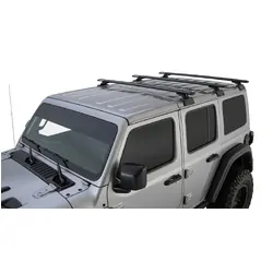 Rhino Rack Vortex Rcl Black 3 Bar Rhino-Rack Backbone Roof Rack For Jeep Wrangler Jl 4Dr 4Wd Hard Top 04/19 On