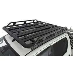 Rhino Rack Pioneer Tradie (1528mm X 1236mm) With Backbone For Toyota Hilux Gen 8 4Dr Ute Double Cab 10/15 On